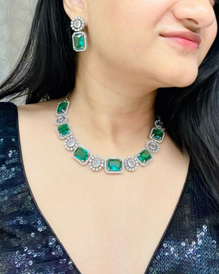 Najla AD Necklace Set - AJEH Jewellery