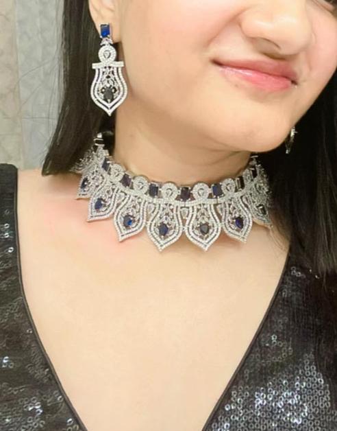 Ayani AD Necklace Set - AJEH Jewellery