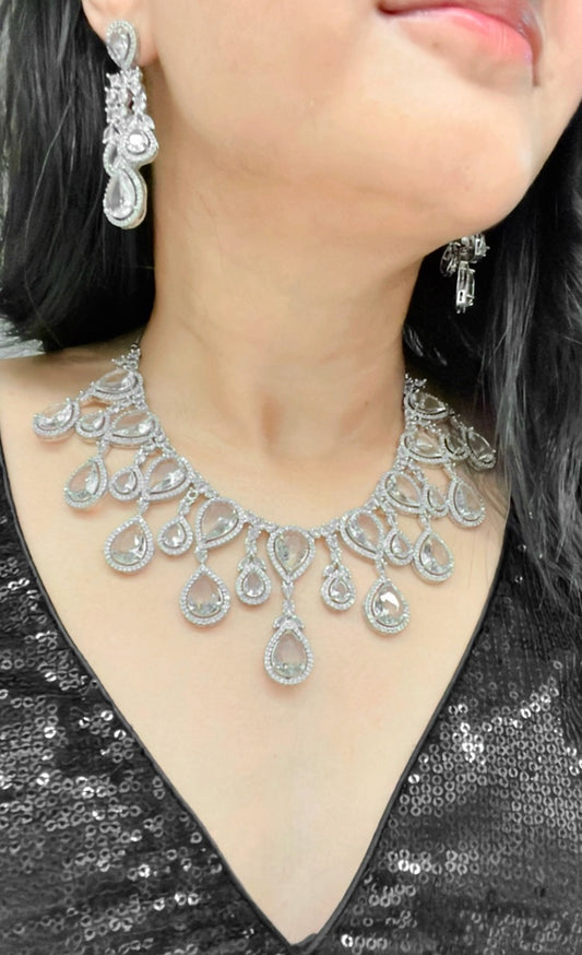 Muneeba AD Necklace Set