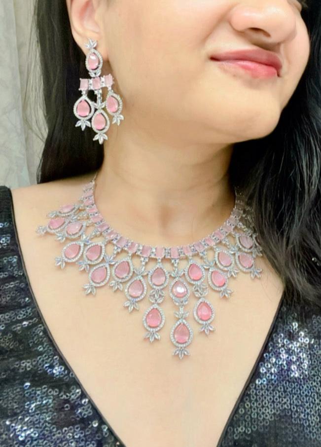 Ridwana AD Necklace Set - AJEH Jewellery