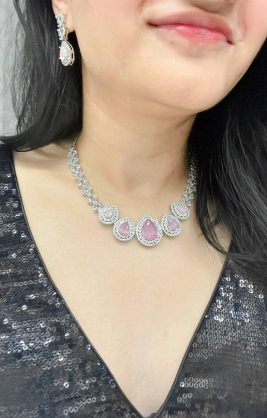 Nasrin AD Necklace Set