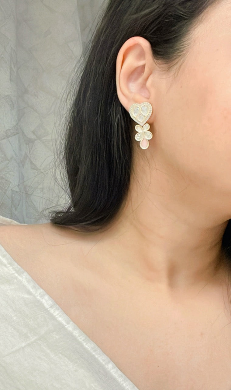 Nelofur Kundan Earrings - AJEH Jewellery