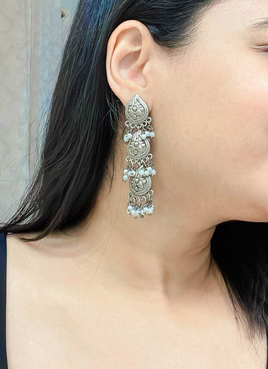 Aiham Oxidised Earrings - AJEH Jewellery