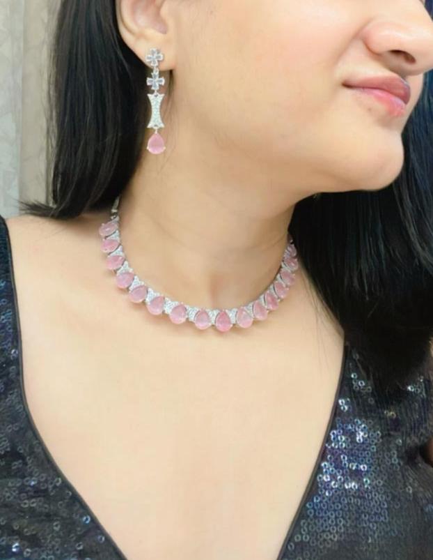 Kubra AD Necklace Set - AJEH Jewellery