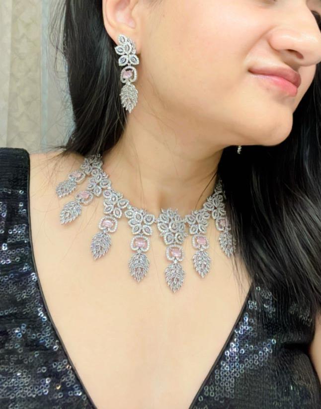 Atirah AD Necklace Set - AJEH Jewellery