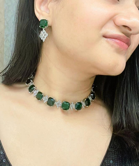 Ashirah AD Necklace Set - AJEH Jewellery