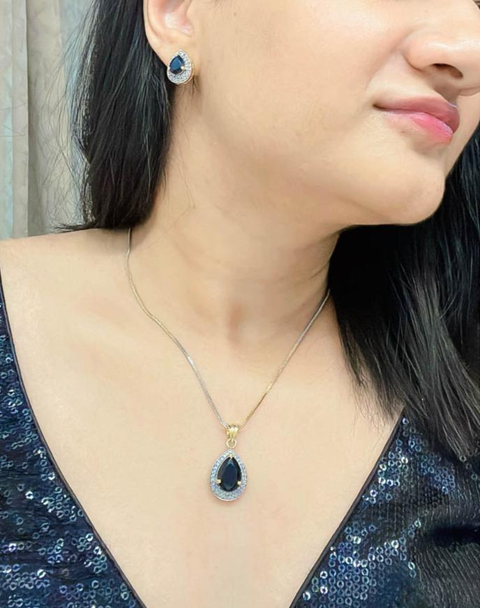 Akiah AD Pendant Set - AJEH Jewellery