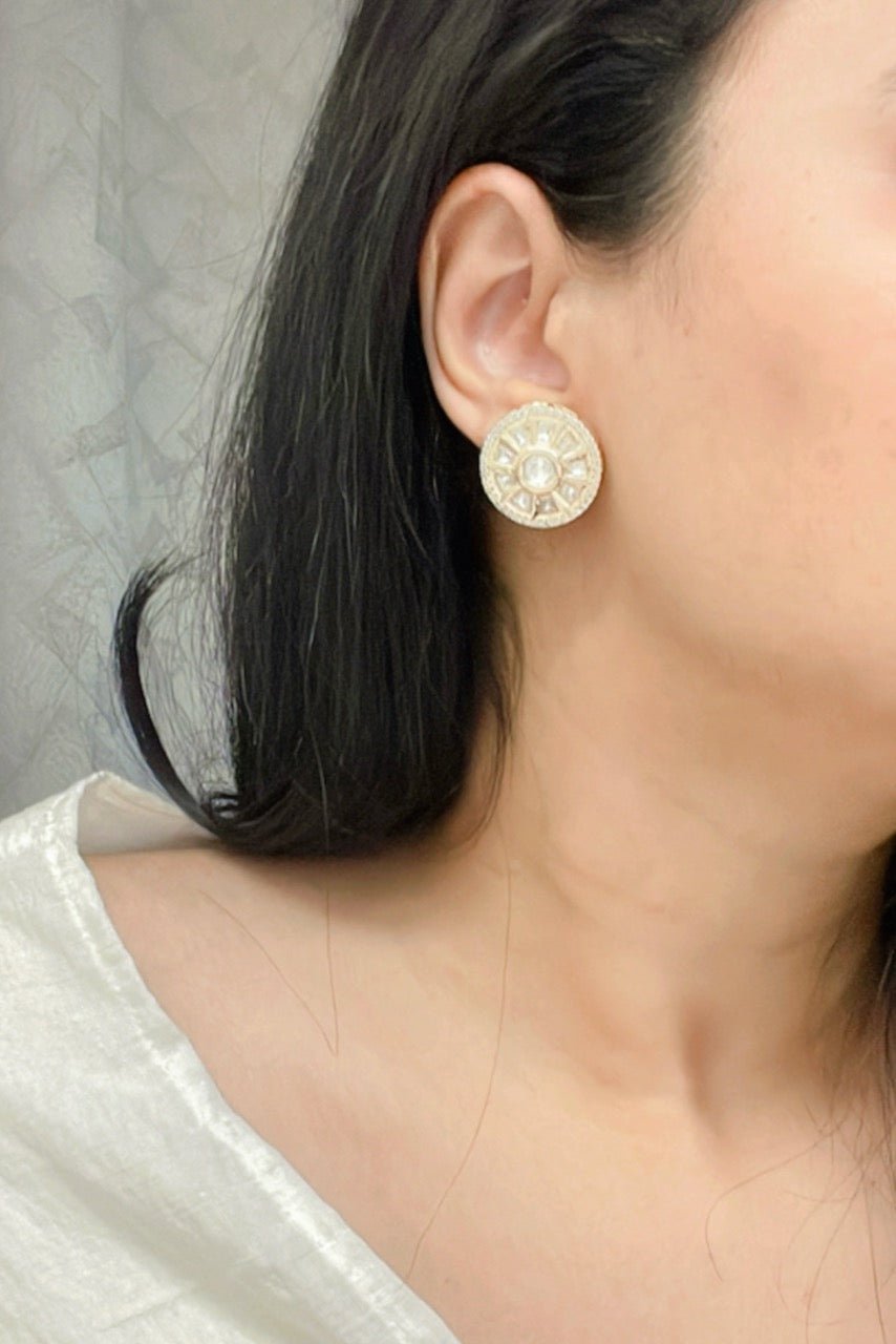 Rahima Kundan Earrings - AJEH Jewellery