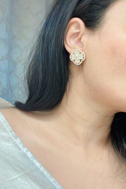 Rameesha Kundan Earrings - AJEH Jewellery