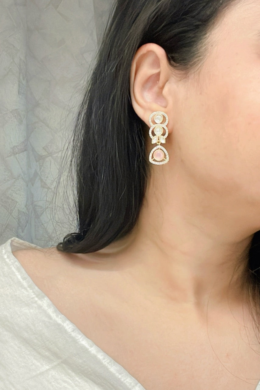 Reeha Kundan Earrings - AJEH Jewellery