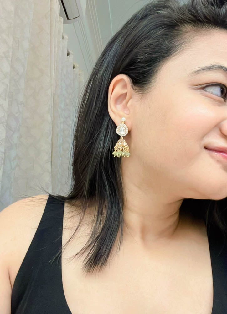 Ahmadi Kundan Earrings - AJEH Jewellery