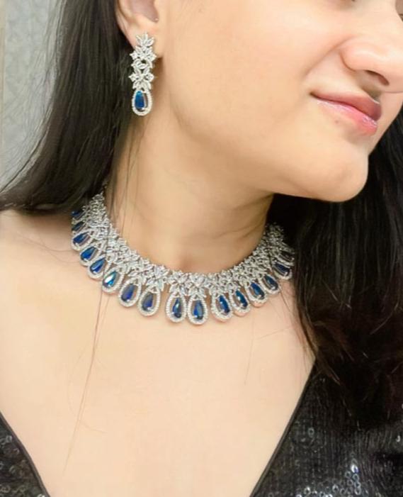 Jannat AD Necklace Set - AJEH Jewellery