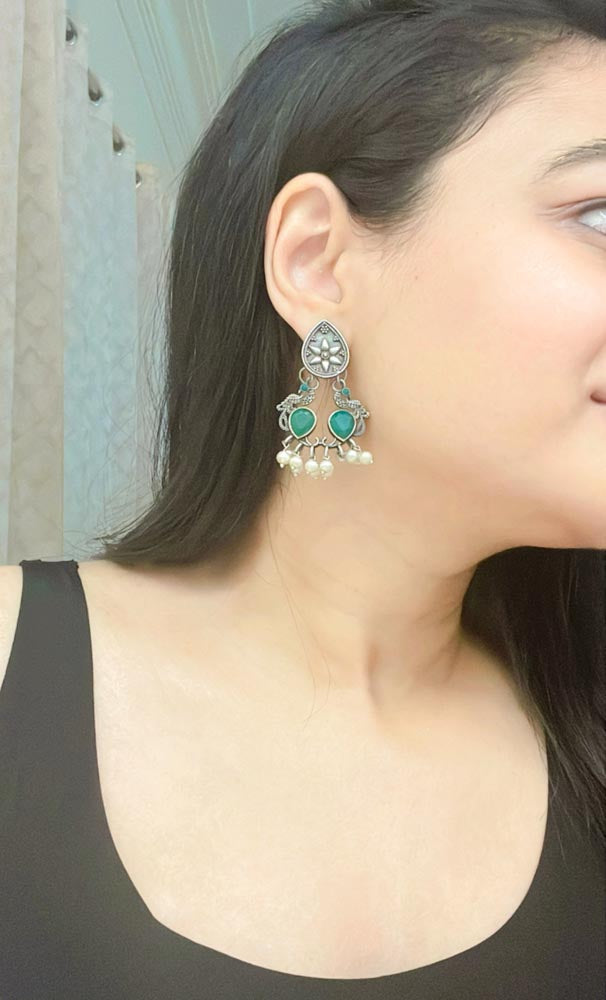 Seher Oxidised Earrings - AJEH Jewellery