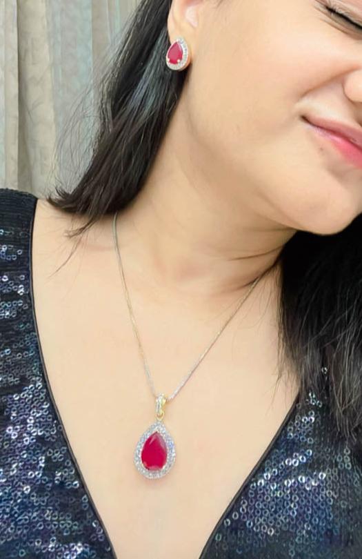 Akiah AD Pendant Set - AJEH Jewellery