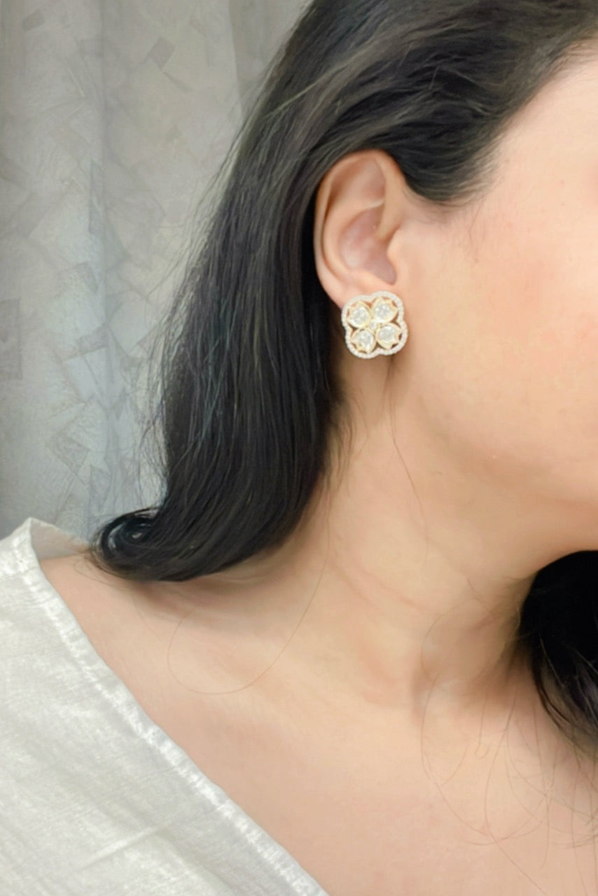 Rameesha Kundan Earrings - AJEH Jewellery