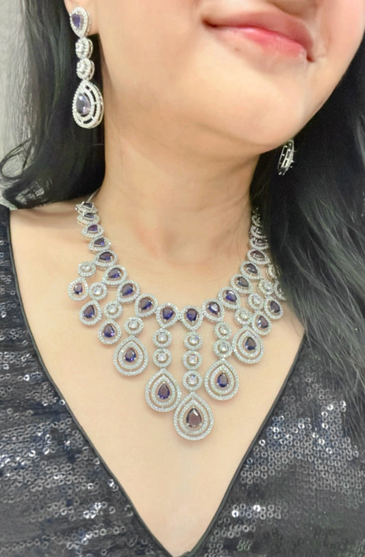 Nehal AD Necklace Set