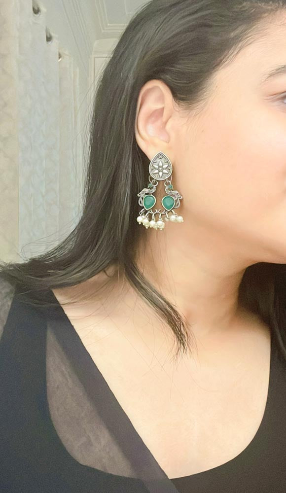 Seher Oxidised Earrings - AJEH Jewellery