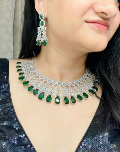 Shafaqat AD Necklace Set - AJEH Jewellery