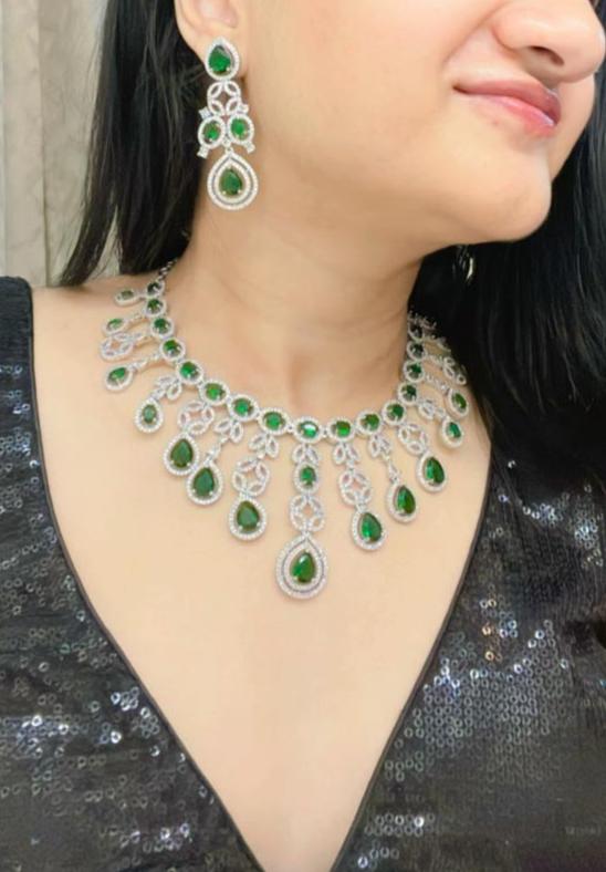 Dana AD Necklace Set - AJEH Jewellery