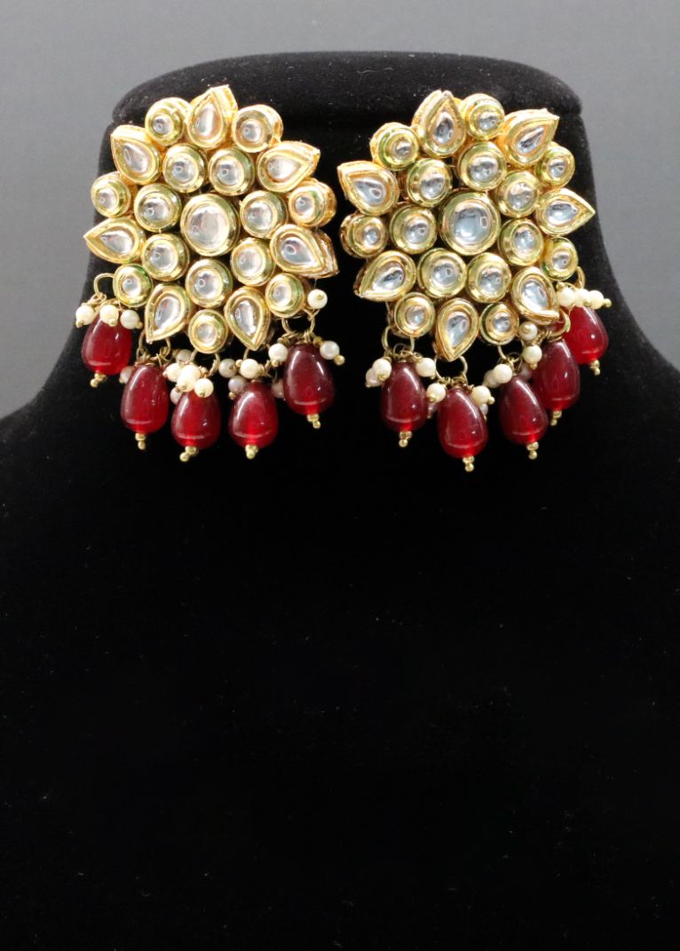 Guzaarish Kundan Earrings - AJEH Jewellery