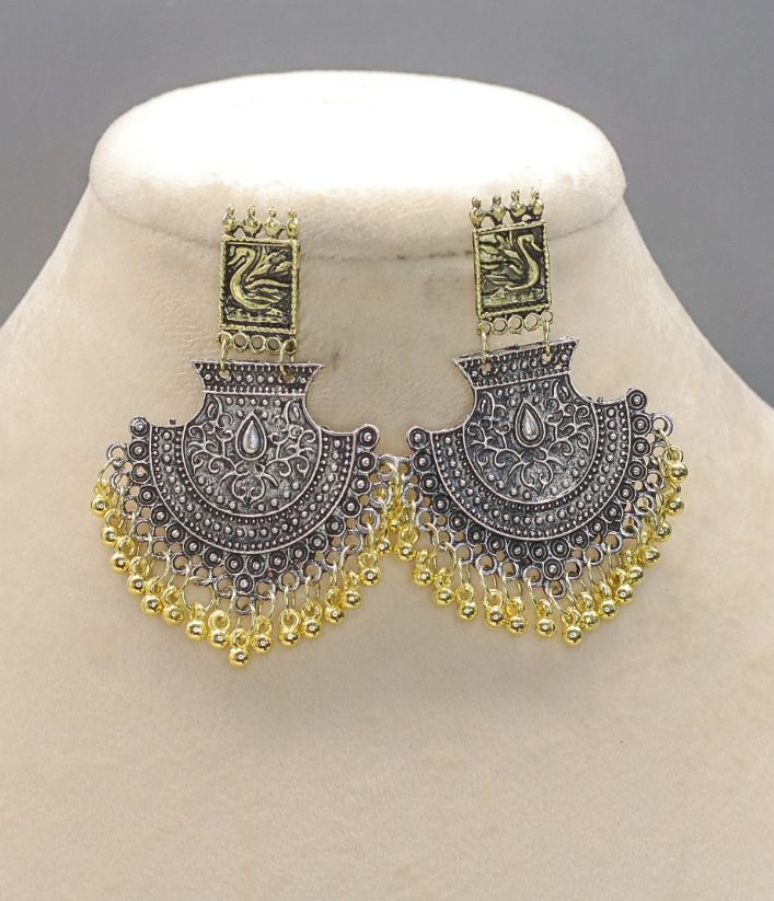 Hans Oxidised Earrings - AJEH Jewellery