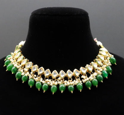 Hoor Kundan Necklace Set - AJEH Jewellery