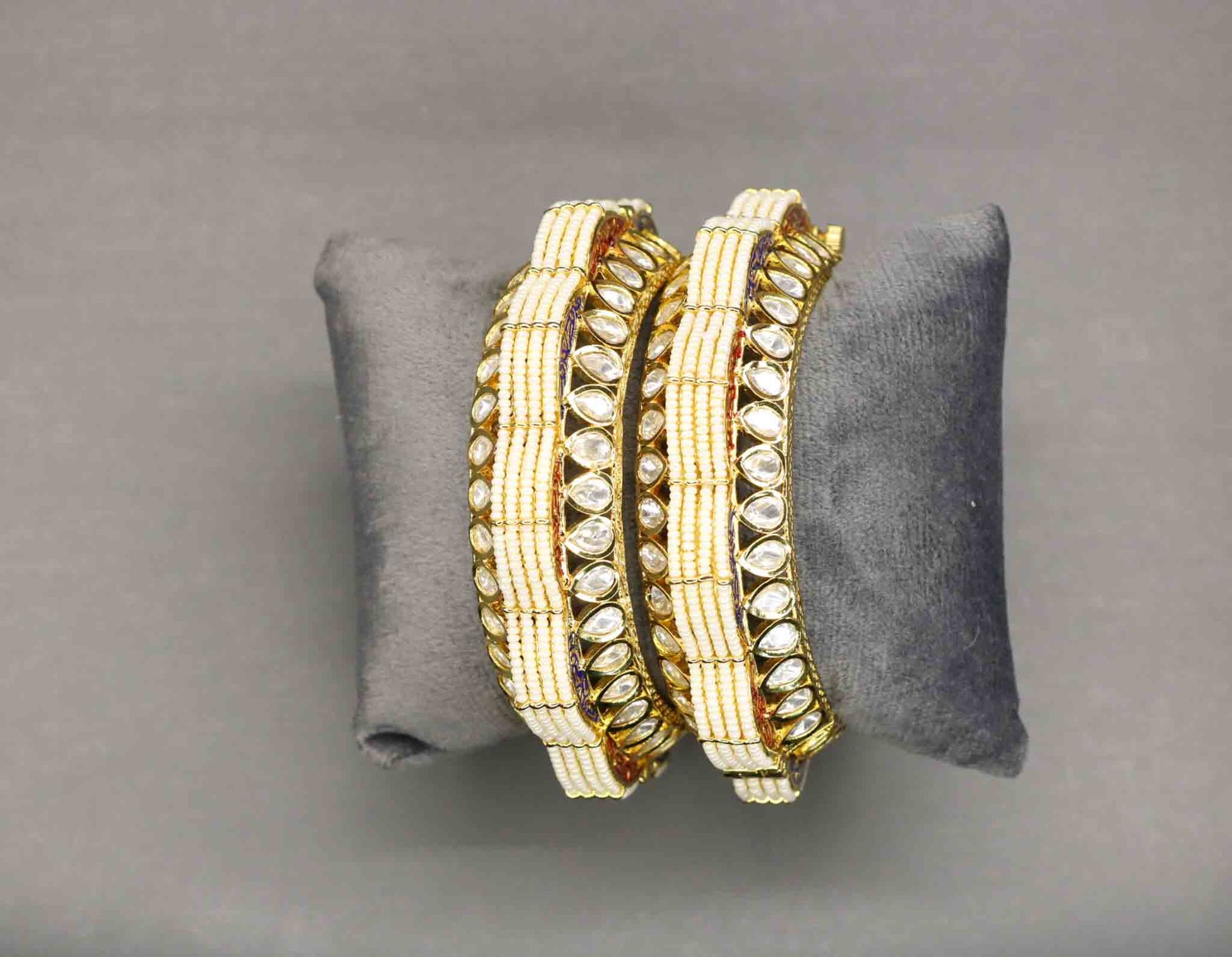 Aatiq Kundan Bangles - AJEH Jewellery