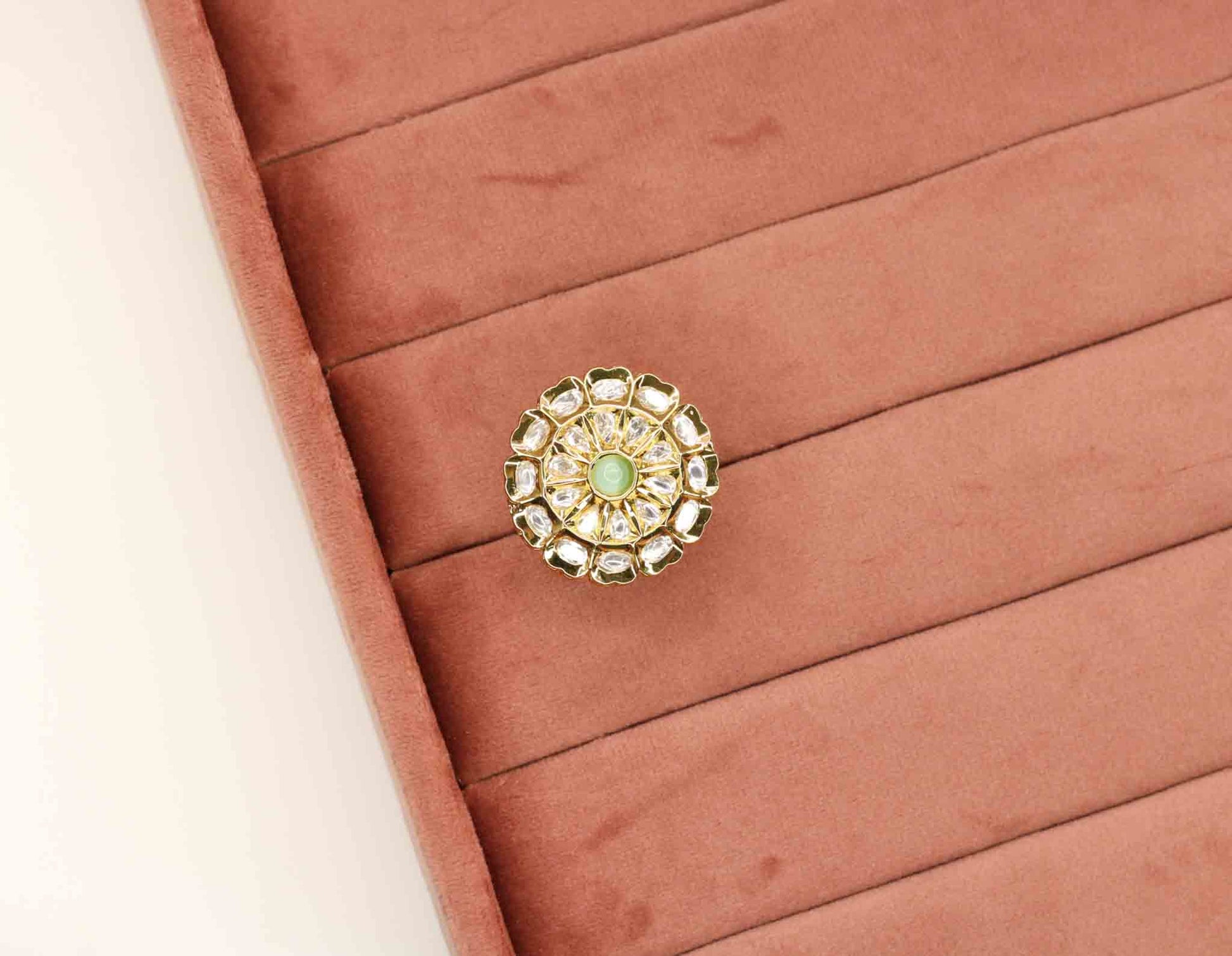 Abasa Kundan Ring - AJEH Jewellery