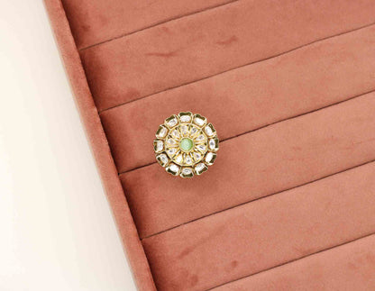 Abasa Kundan Ring - AJEH Jewellery