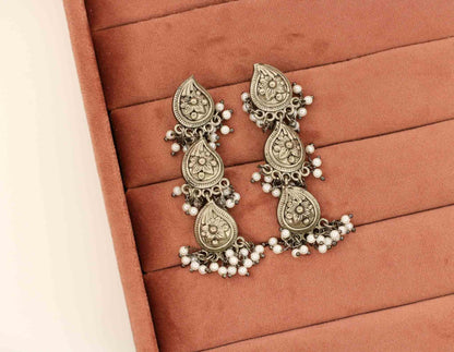 Aiham Oxidised Earrings - AJEH Jewellery