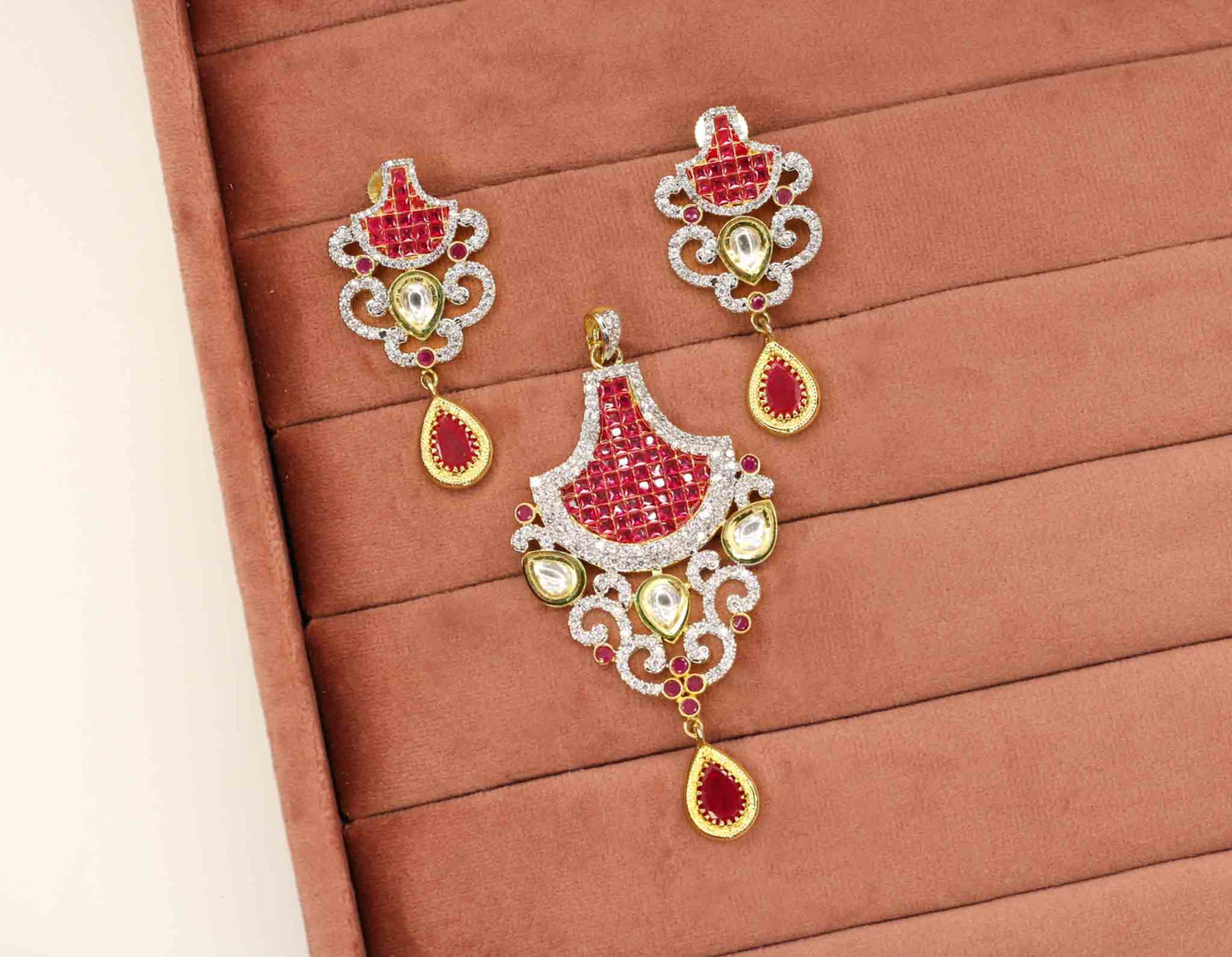 Akfa AD Pendant Set - AJEH Jewellery