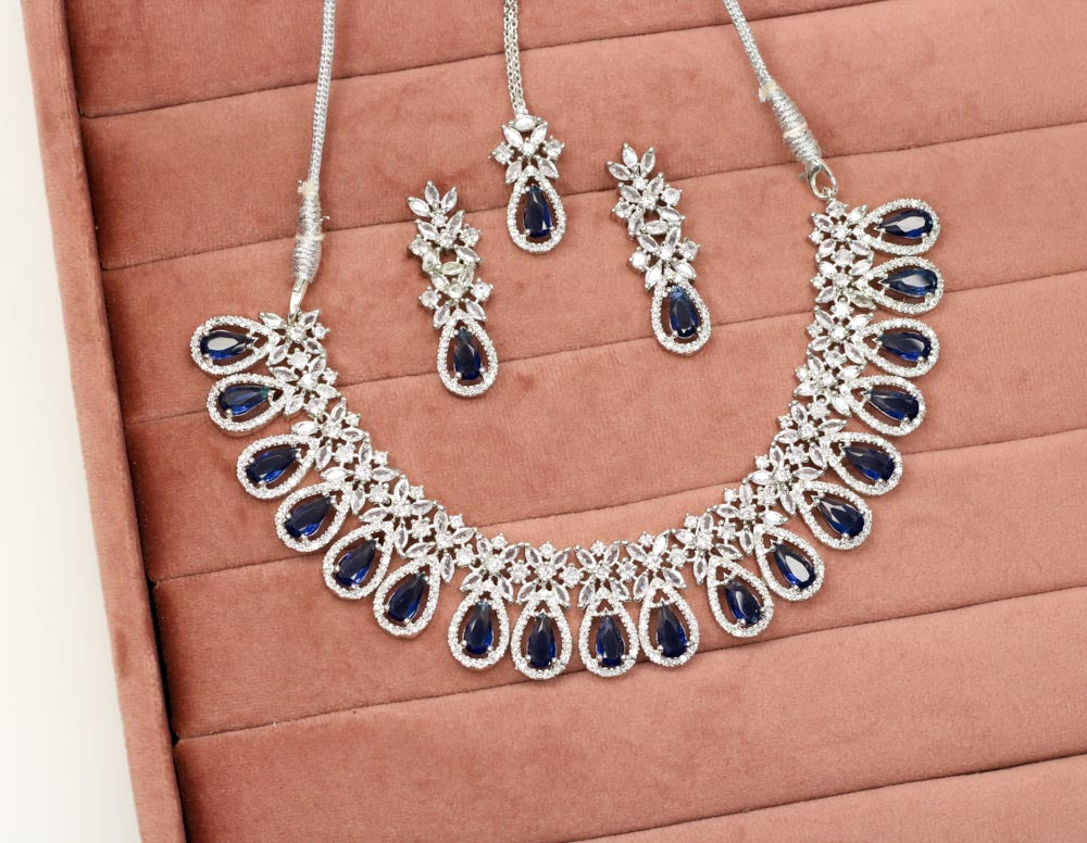 Jannat AD Necklace Set - AJEH Jewellery