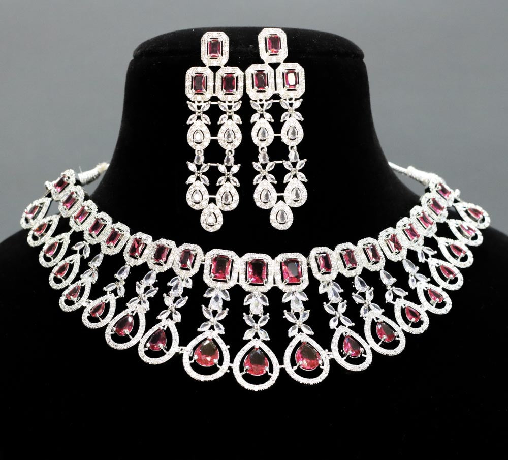 Ayaat AD Necklace Set - AJEH Jewellery