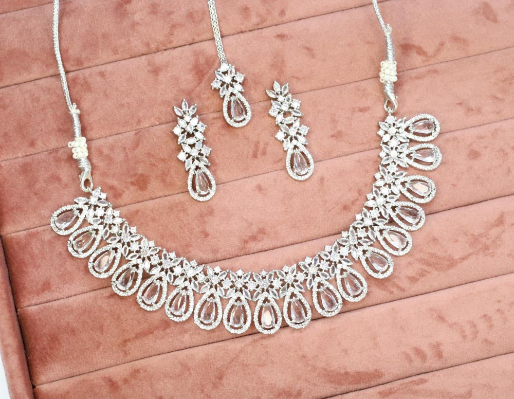 Jannat AD Necklace Set - AJEH Jewellery