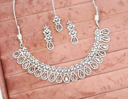 Jannat AD Necklace Set - AJEH Jewellery