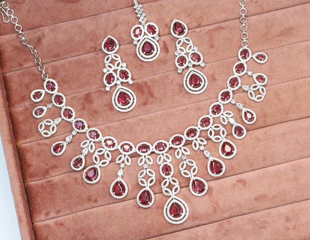 Dana AD Necklace Set - AJEH Jewellery