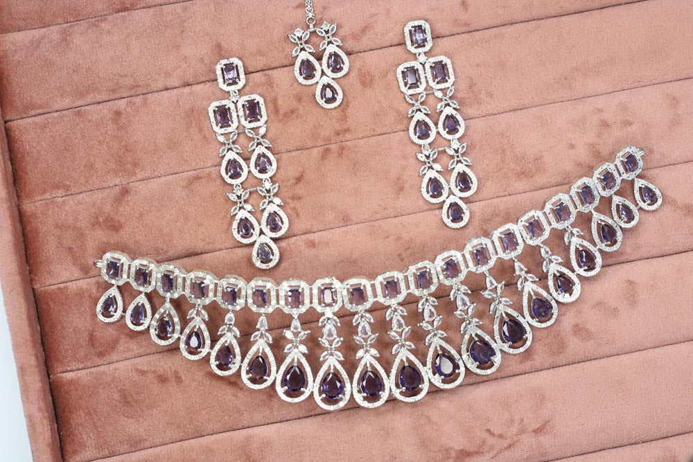 Rasima Ad Necklace Set - AJEH Jewellery