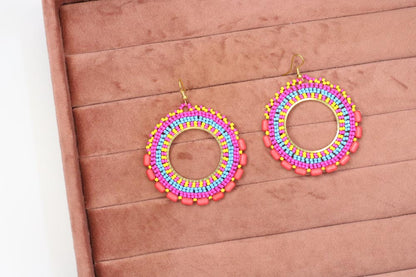 Julia Handbeaded Earrings - AJEH Jewellery