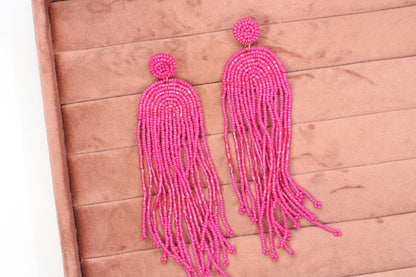 Piper Handbeaded Earrings - AJEH Jewellery