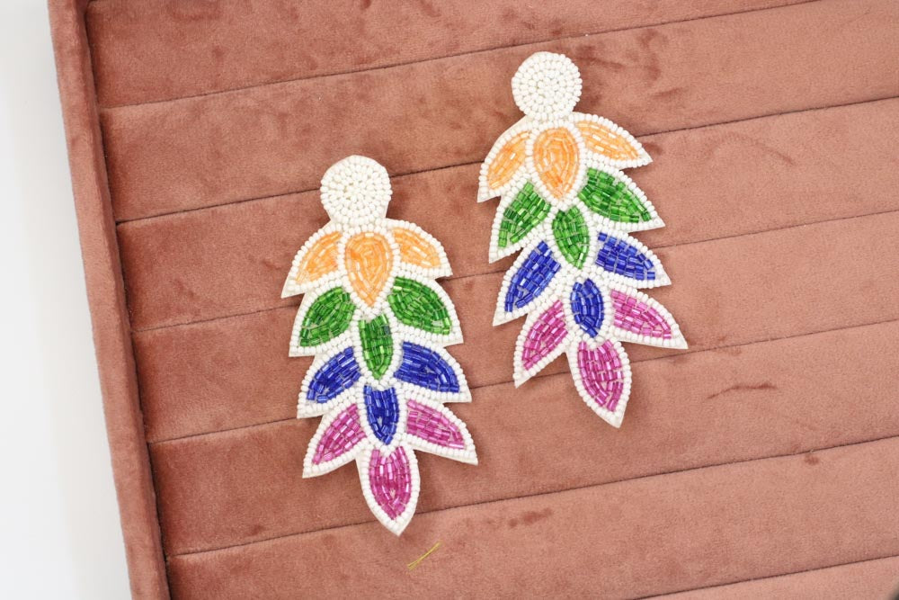 Alaia Handbeaded Earrings - AJEH Jewellery