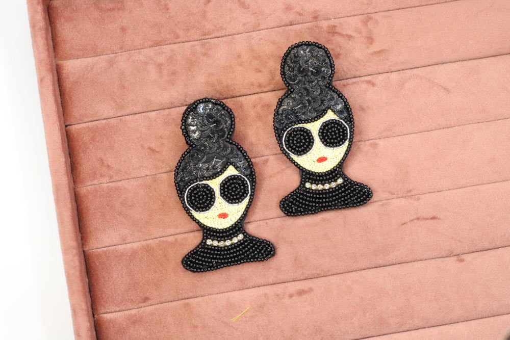 Bossbabe Handbeaded Earrings - AJEH Jewellery