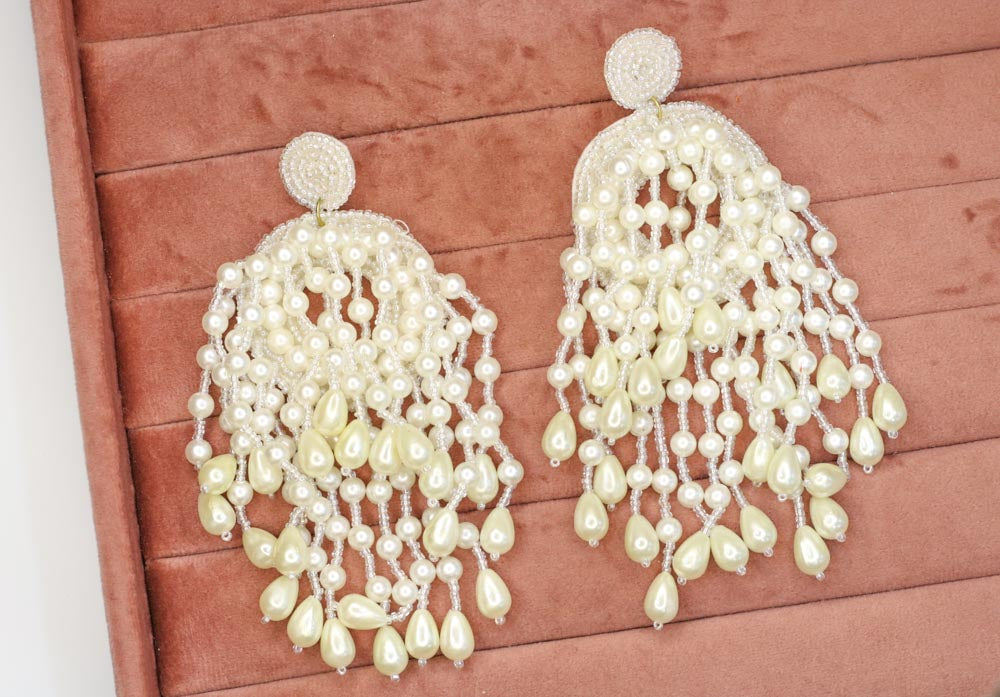 Peyton Handbeaded Earrings - AJEH Jewellery