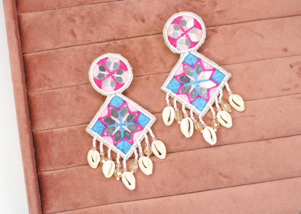 Millie Handbeaded Earrings - AJEH Jewellery