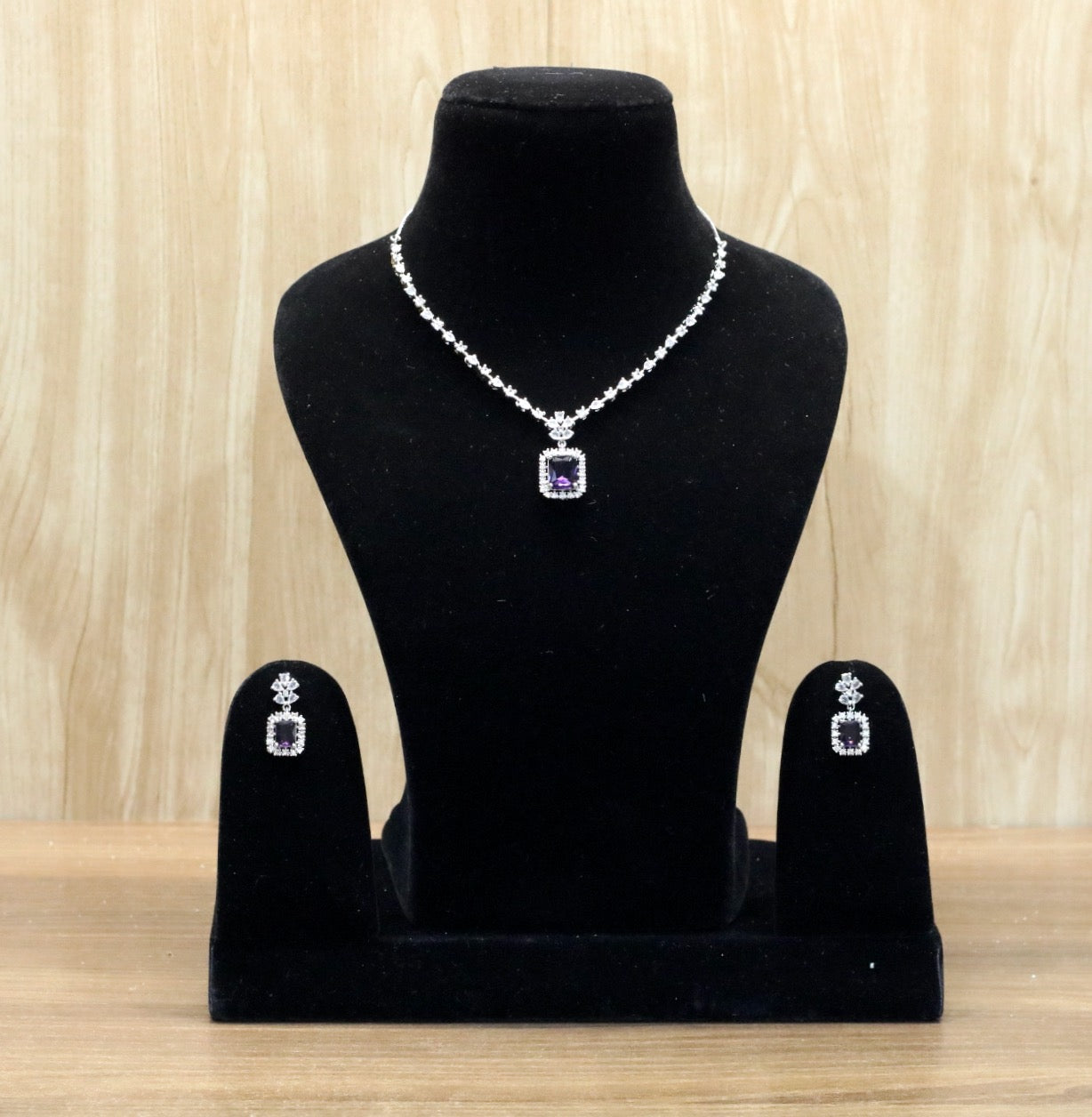 Alia AD Necklace Set - AJEH Jewellery