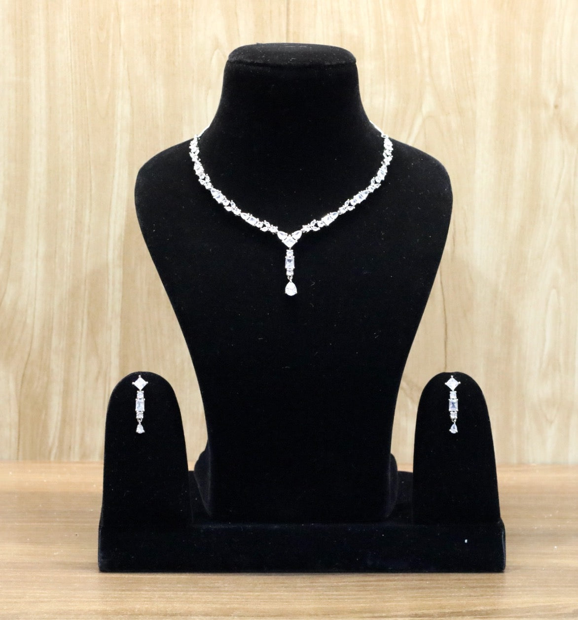 Maram AD Necklace Set - AJEH Jewellery