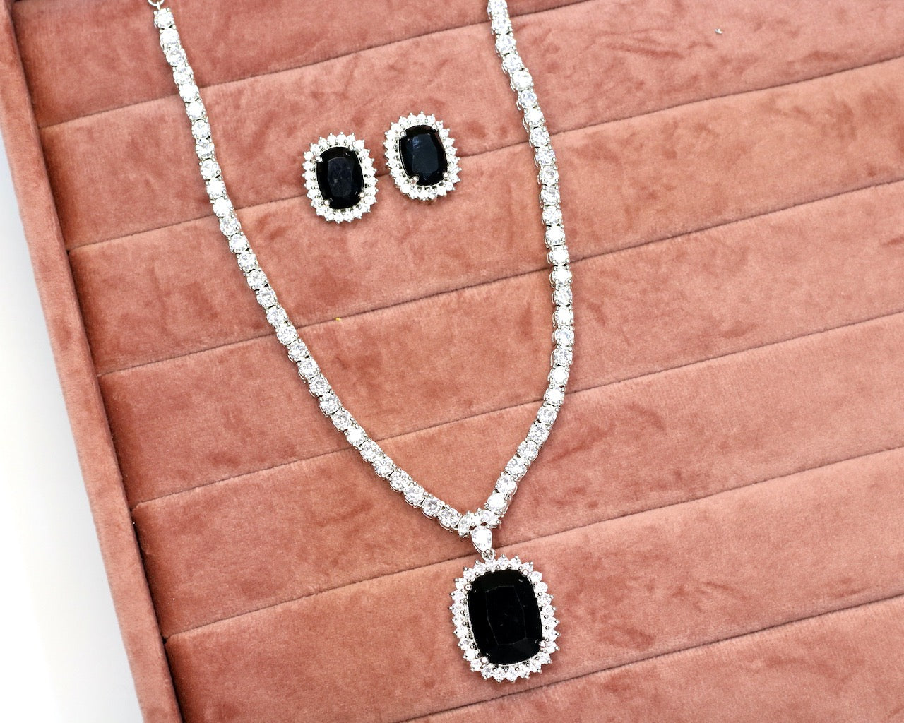 Arij AD Necklace Set - AJEH Jewellery