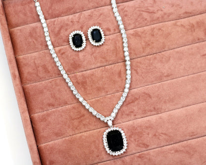 Arij AD Necklace Set - AJEH Jewellery