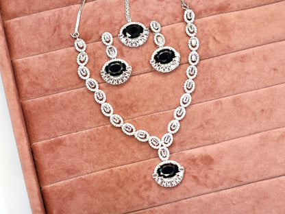 Ruya AD Necklace Set - AJEH Jewellery