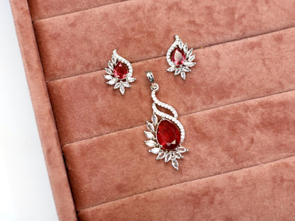 Arwa AD Pendant Set - AJEH Jewellery