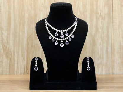 Samira AD Necklace Set - AJEH Jewellery